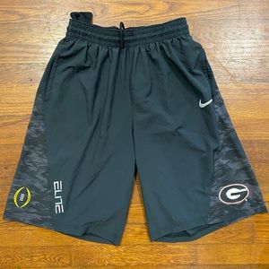 University of Georgia Nike Elite Athletic Shorts
